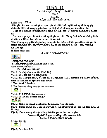 Giáo án Lớp 5 VNEN - Tuần 12 - Vũ Văn Tiến