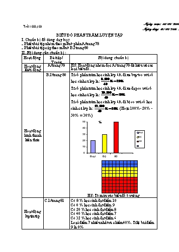 Giáo án Số học Lớp 6 VNEN - Tiết 100+101 - Nguyễn Trọng Hán